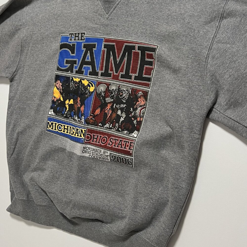Starter Sweatshirt Michigan vs Ohio State The Game Crew Neck Men's size XL